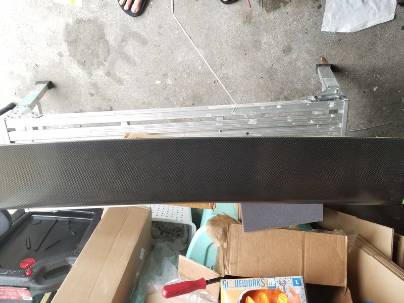 After spraying clear